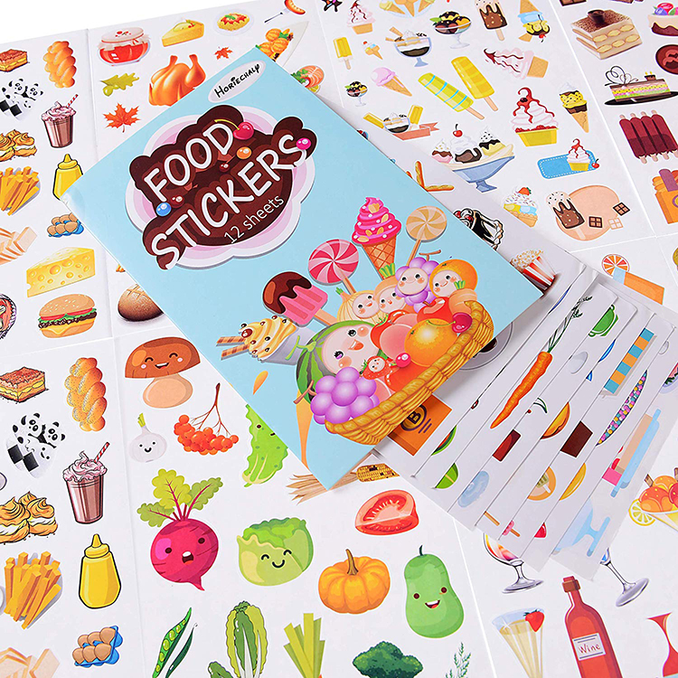 Custom DIY Sticker Food