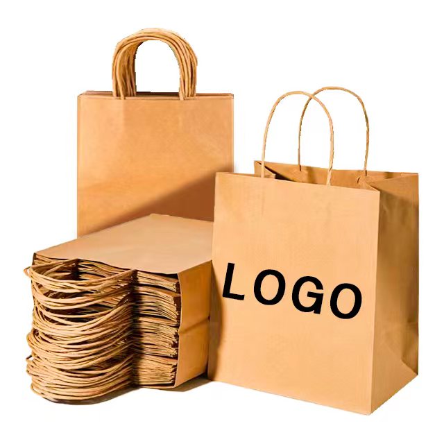 Custom Printed Recyclable Kraft Paper Bags