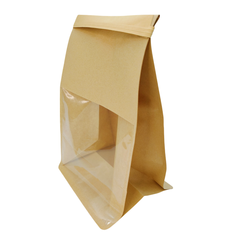 Custom Partial Transparent Paper Bags