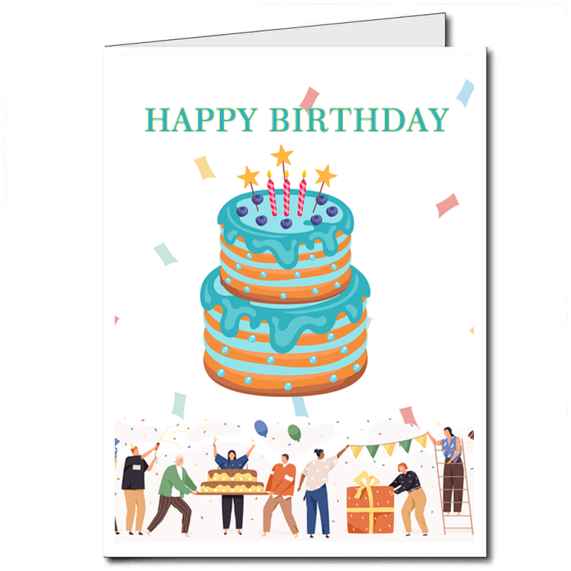 Custom Jumbo Birthday Cards