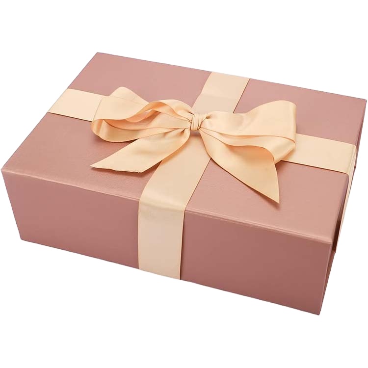 Custom Magnet Closure Gift Boxes with Ribbon