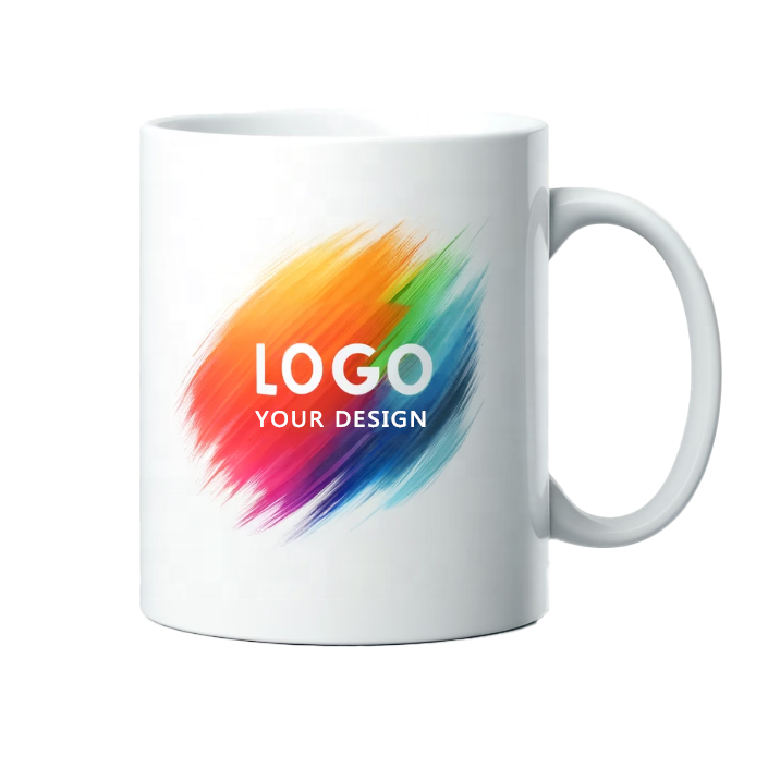 Custom Logo Porcelain Ceramic Mugs